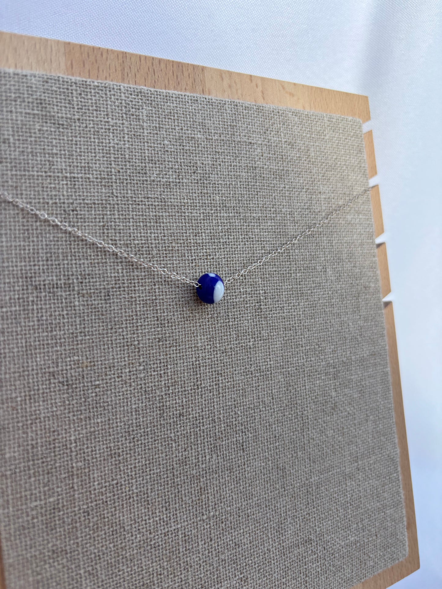 Collier Esfera Argent massif Perle Bicolore