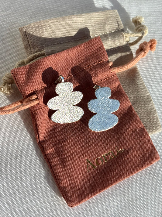 Boucles d’oreilles Roca - Argent massif