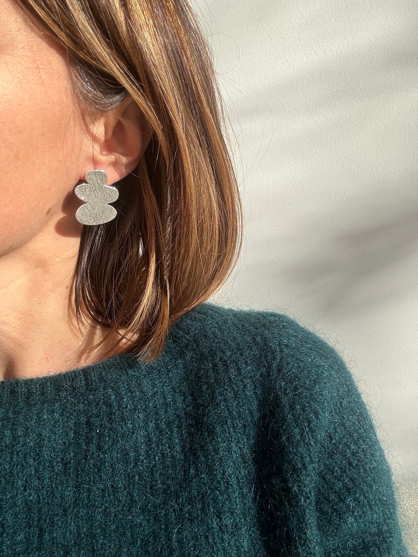 Boucles d’oreilles Roca - Argent massif
