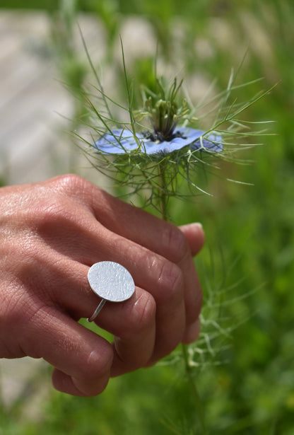 Bague Hoja, Argent massif