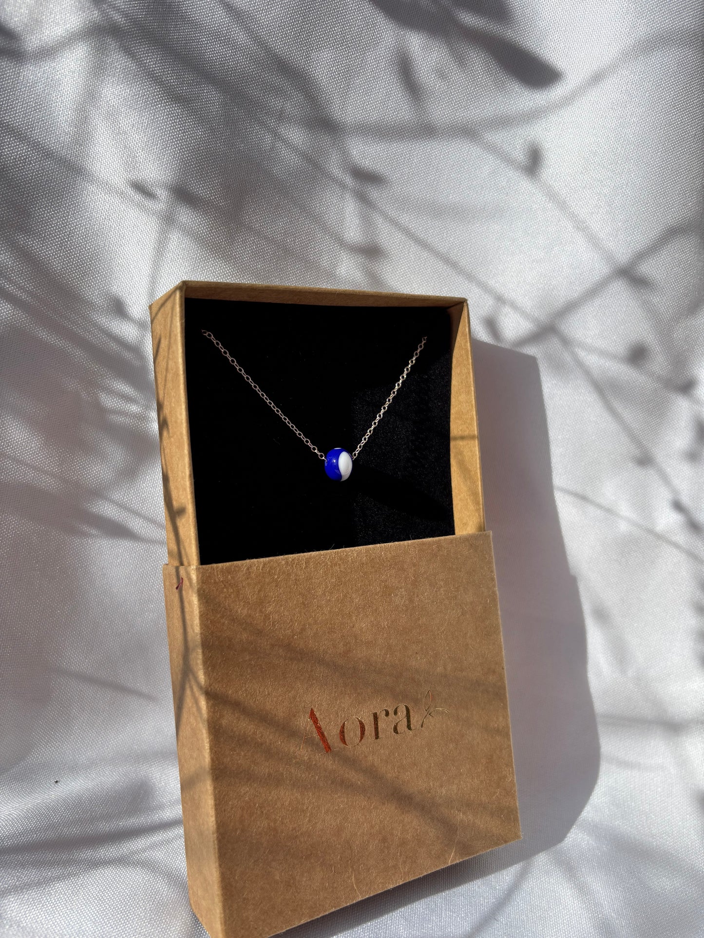 Collier Esfera Argent massif Perle Bicolore