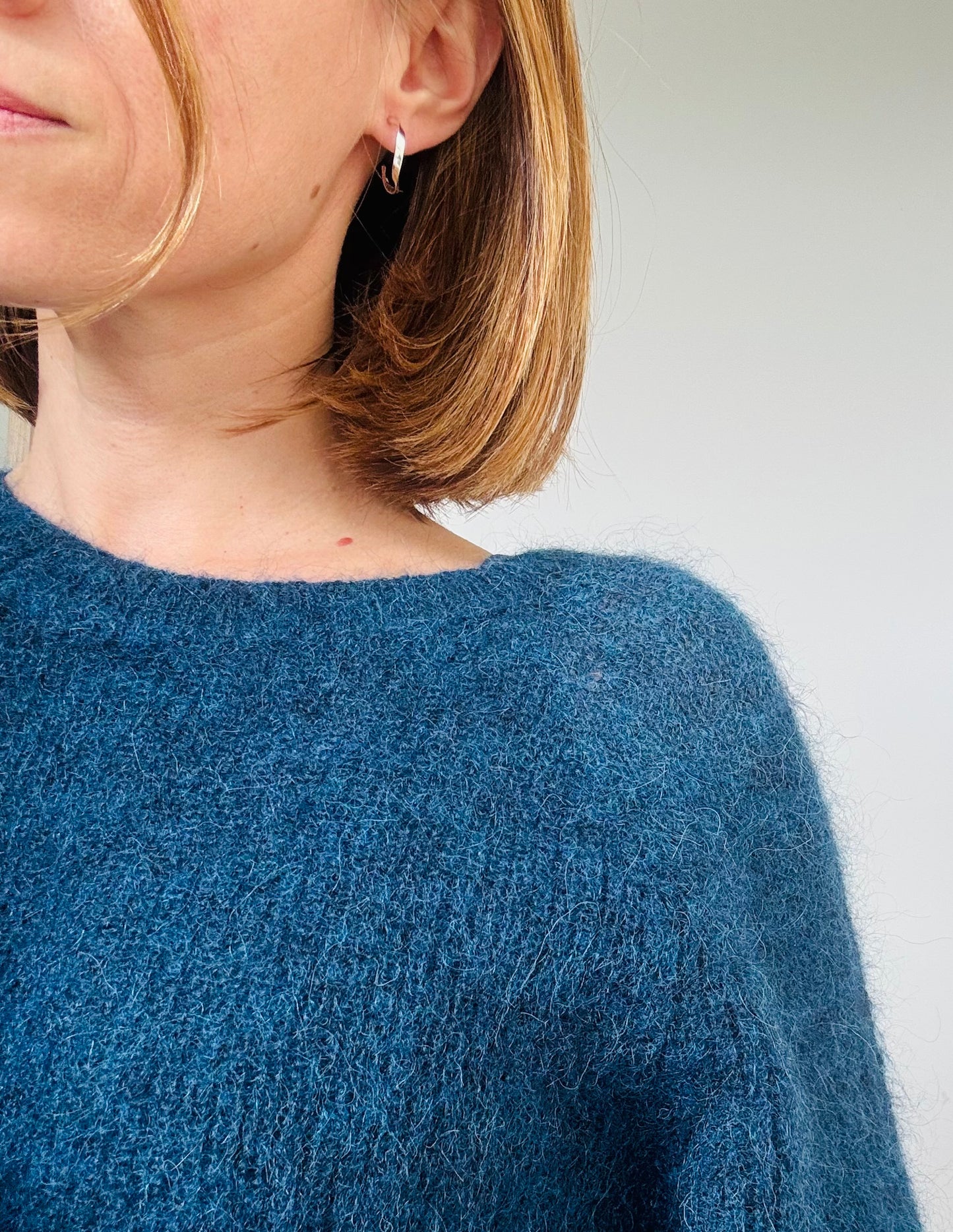 Demi-créoles Cinta - Argent massif