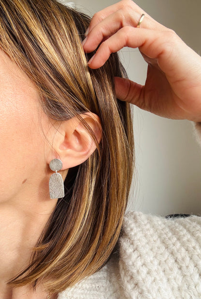 Boucles d’oreilles Nola - Argent massif