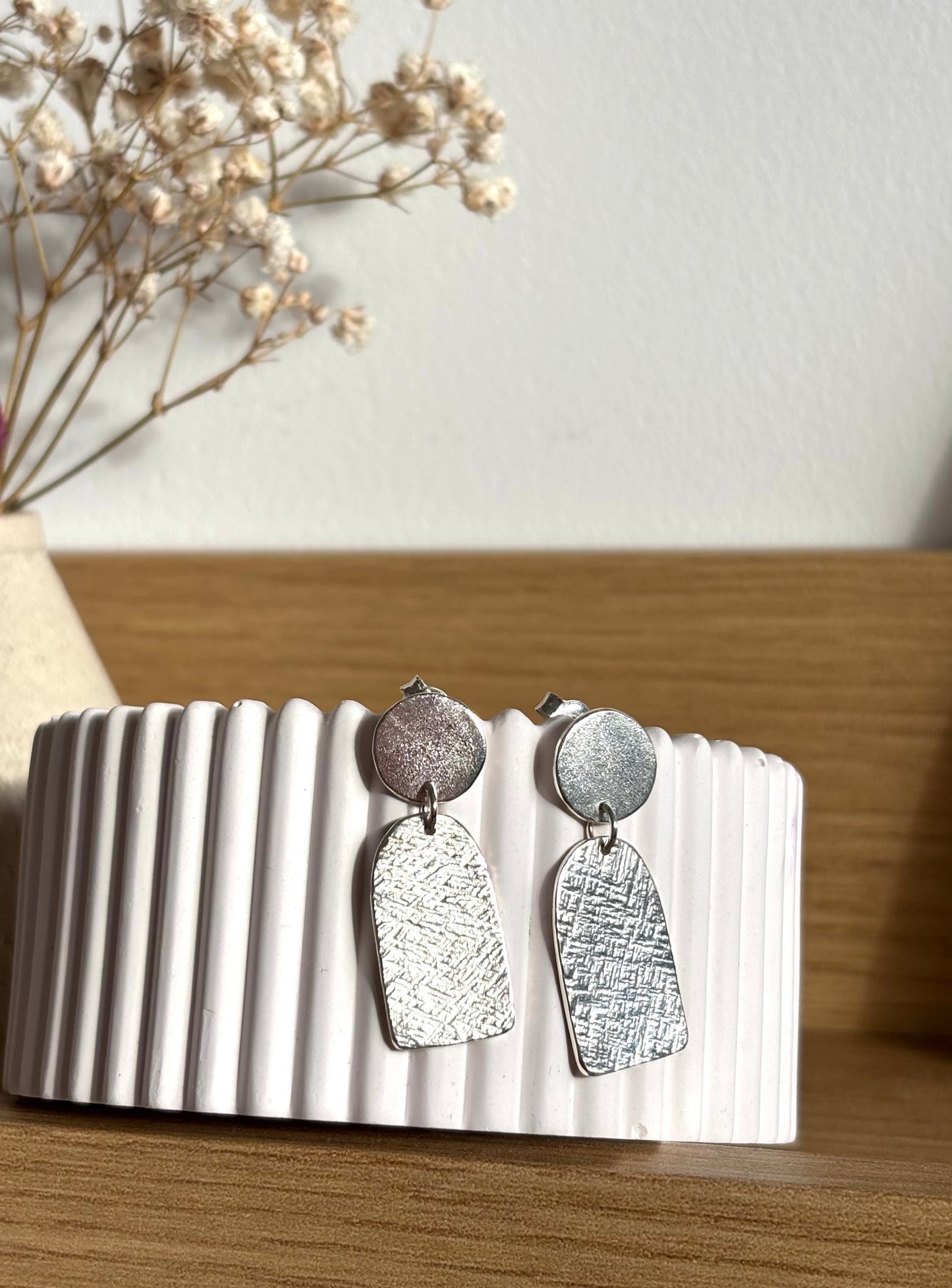 Boucles d’oreilles Nola - Argent massif